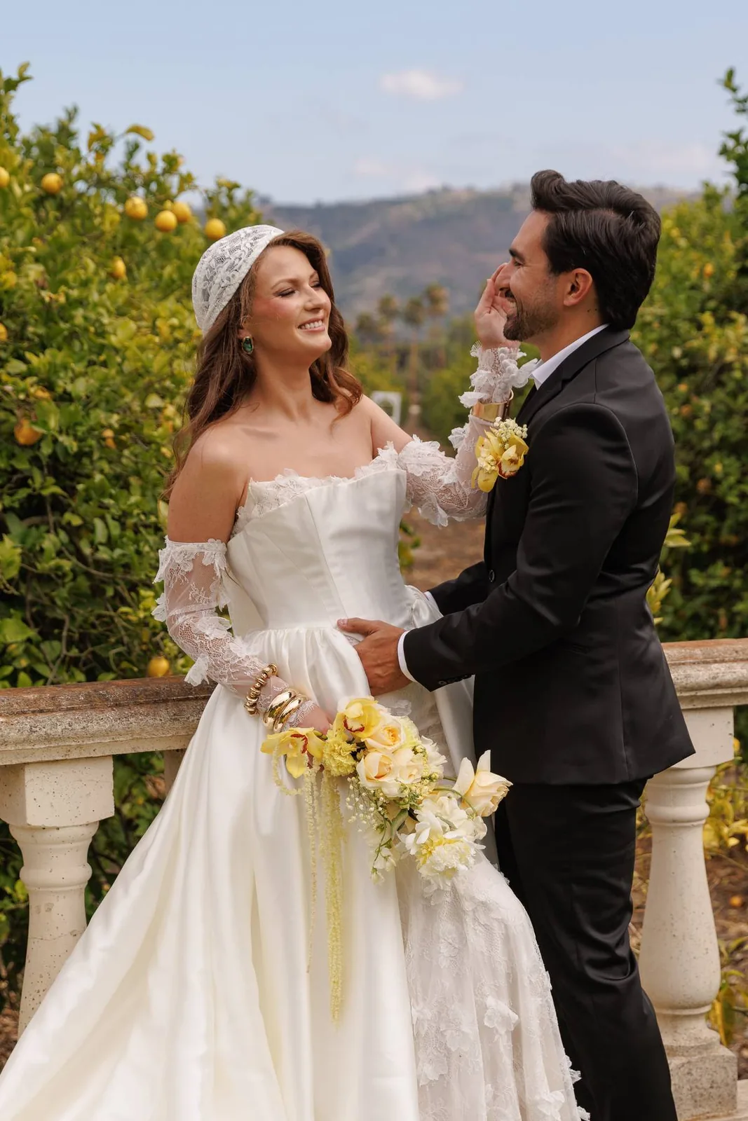 Olivia & David — citrus botanical scenography by Áurea 1618