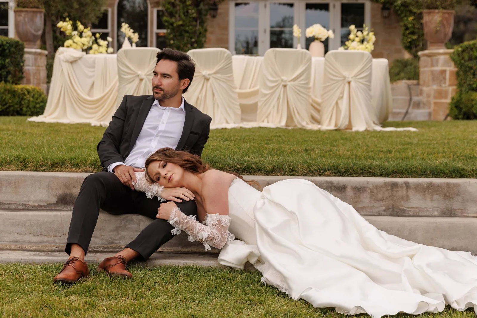 Olivia & David — citrus botanical scenography by Áurea 1618