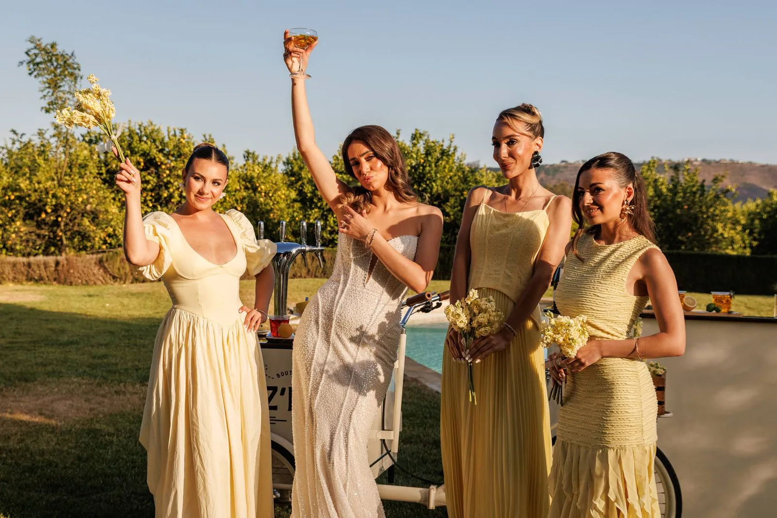 Olivia & David — citrus botanical scenography by Áurea 1618