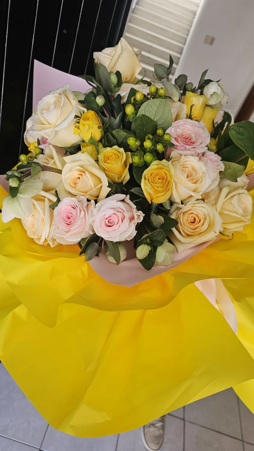 Rosados y peonías — arreglo floral RS-08 de Áurea 1618